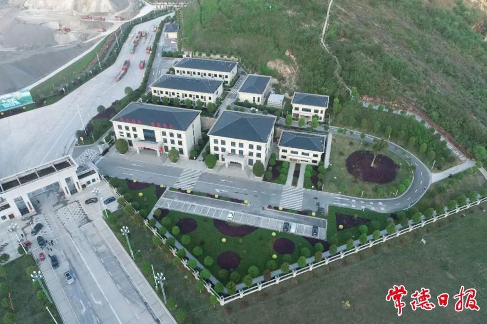 临澧县胡家湾灰岩矿区航拍