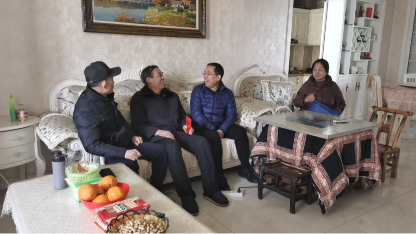 ▲慰问活动现场