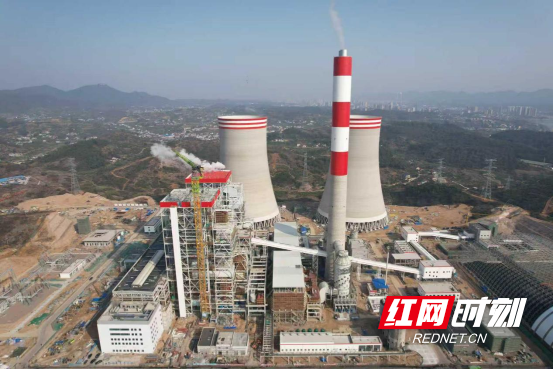 陕煤石门发电公司2×66万千瓦扩能升级改造项目现场